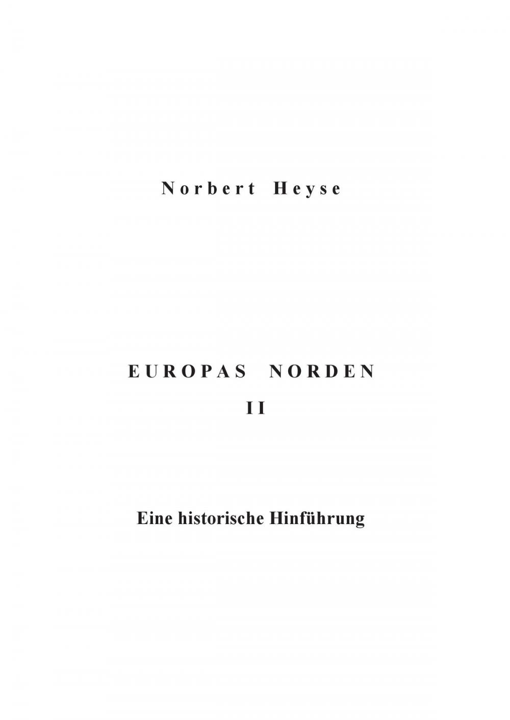 Big bigCover of Europas Norden II