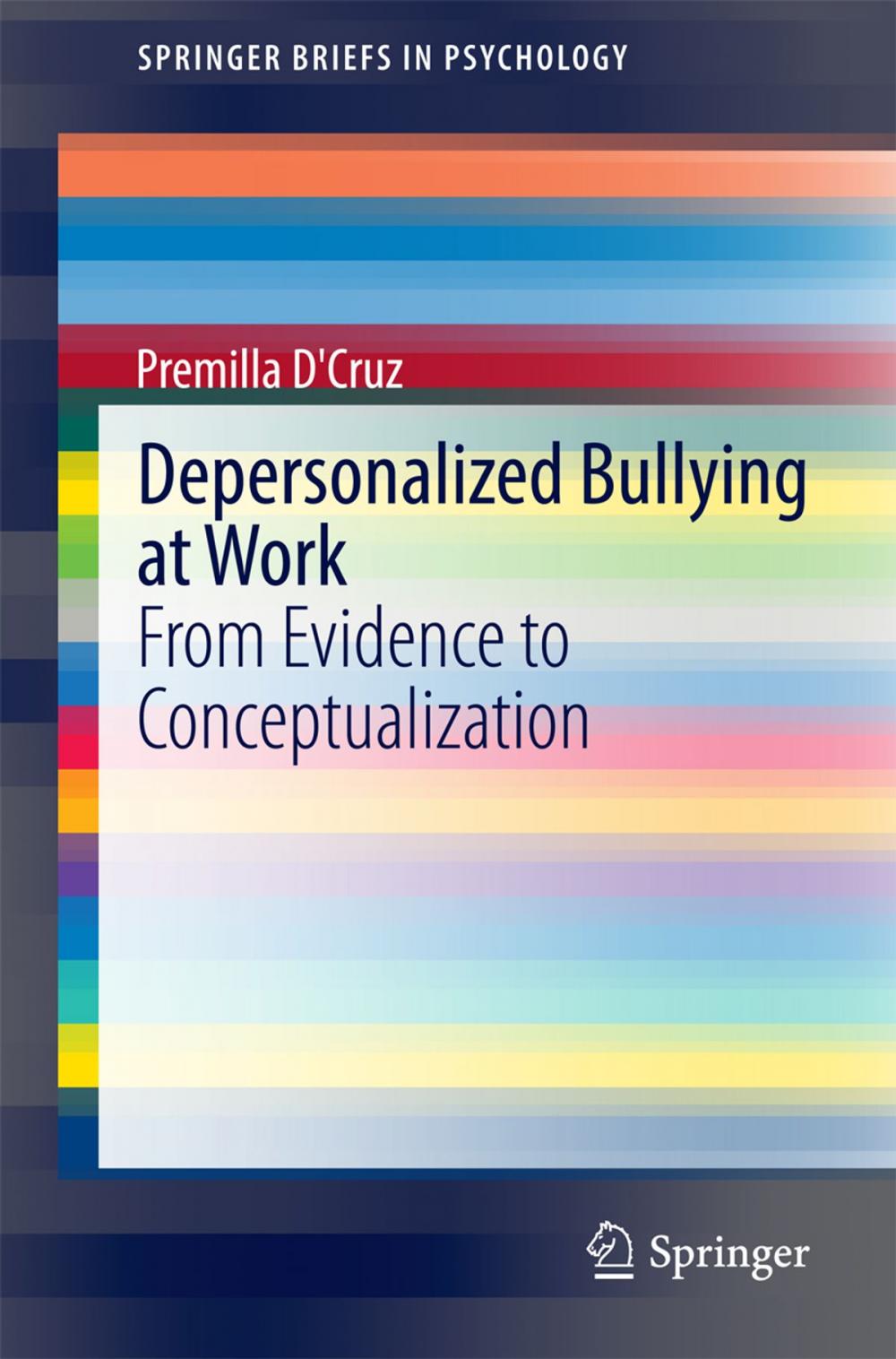 Big bigCover of Depersonalized Bullying at Work