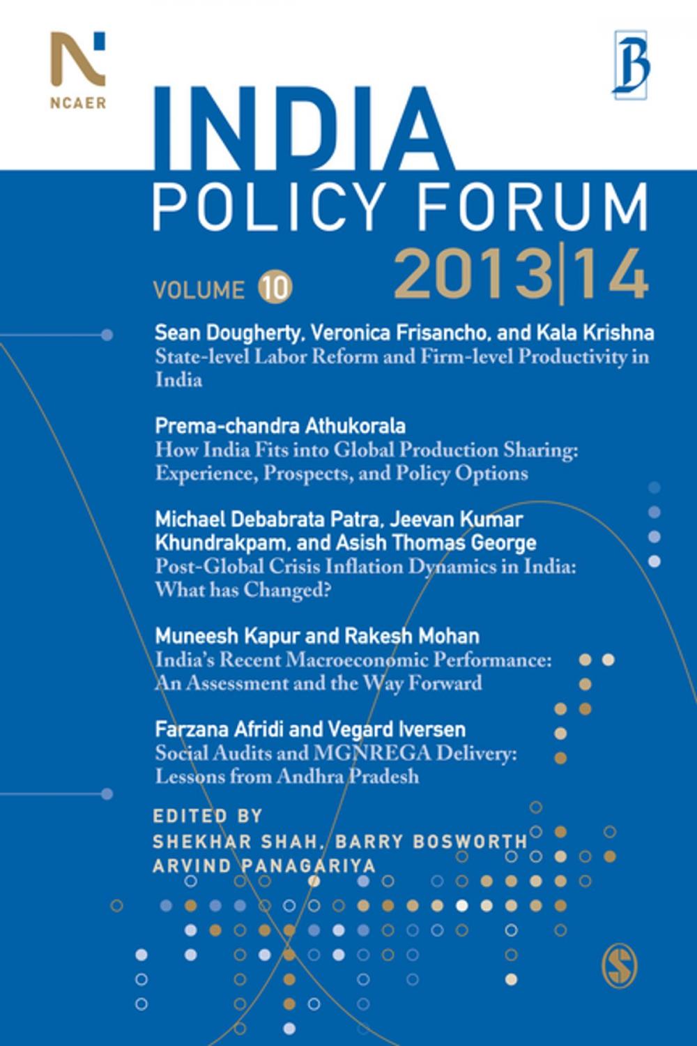 Big bigCover of India Policy Forum 2013-14