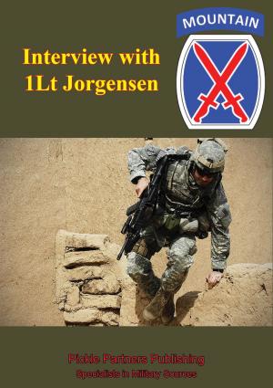 Cover of the book Interview With 1LT Jorgensen by Major Thomas E. Walton Sr.