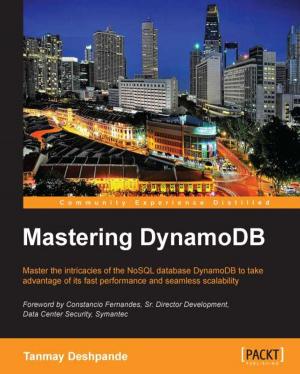 Cover of the book Mastering DynamoDB by David Studebaker