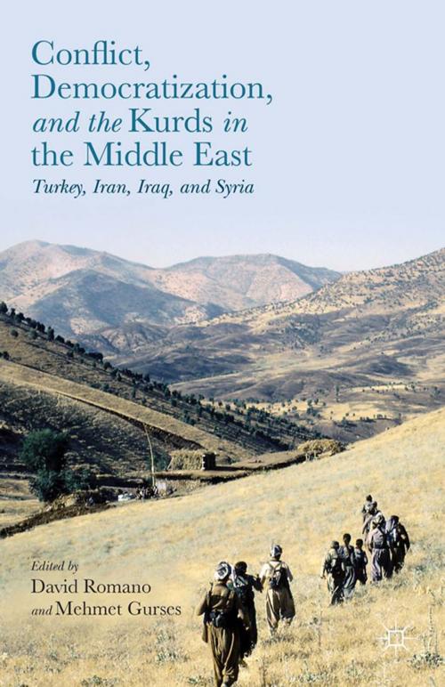 Cover of the book Conflict, Democratization, and the Kurds in the Middle East by David Romano, Mehmet Gurses, Palgrave Macmillan US