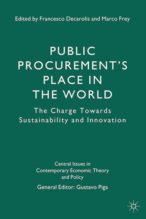 Cover of the book Public Procurement’s Place in the World by , Palgrave Macmillan UK