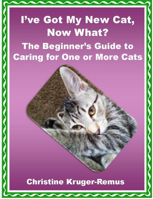 Cover of the book I've Got My New Cat, Now What? The Beginner's Guide to Caring for One or More Cats by Christine Kruger-Remus, Christine Kruger-Remus