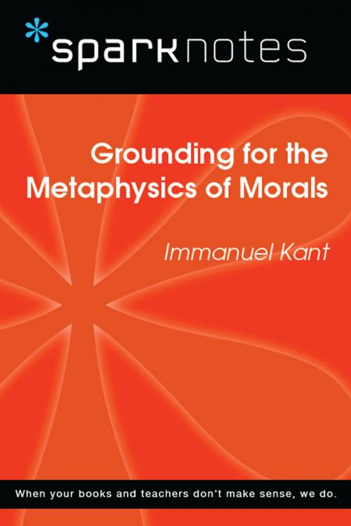 Cover of the book Grounding for the Metaphysics of Morals (SparkNotes Philosophy Guide) by SparkNotes, Spark