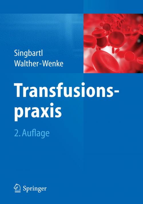 Cover of the book Transfusionspraxis by , Springer Berlin Heidelberg