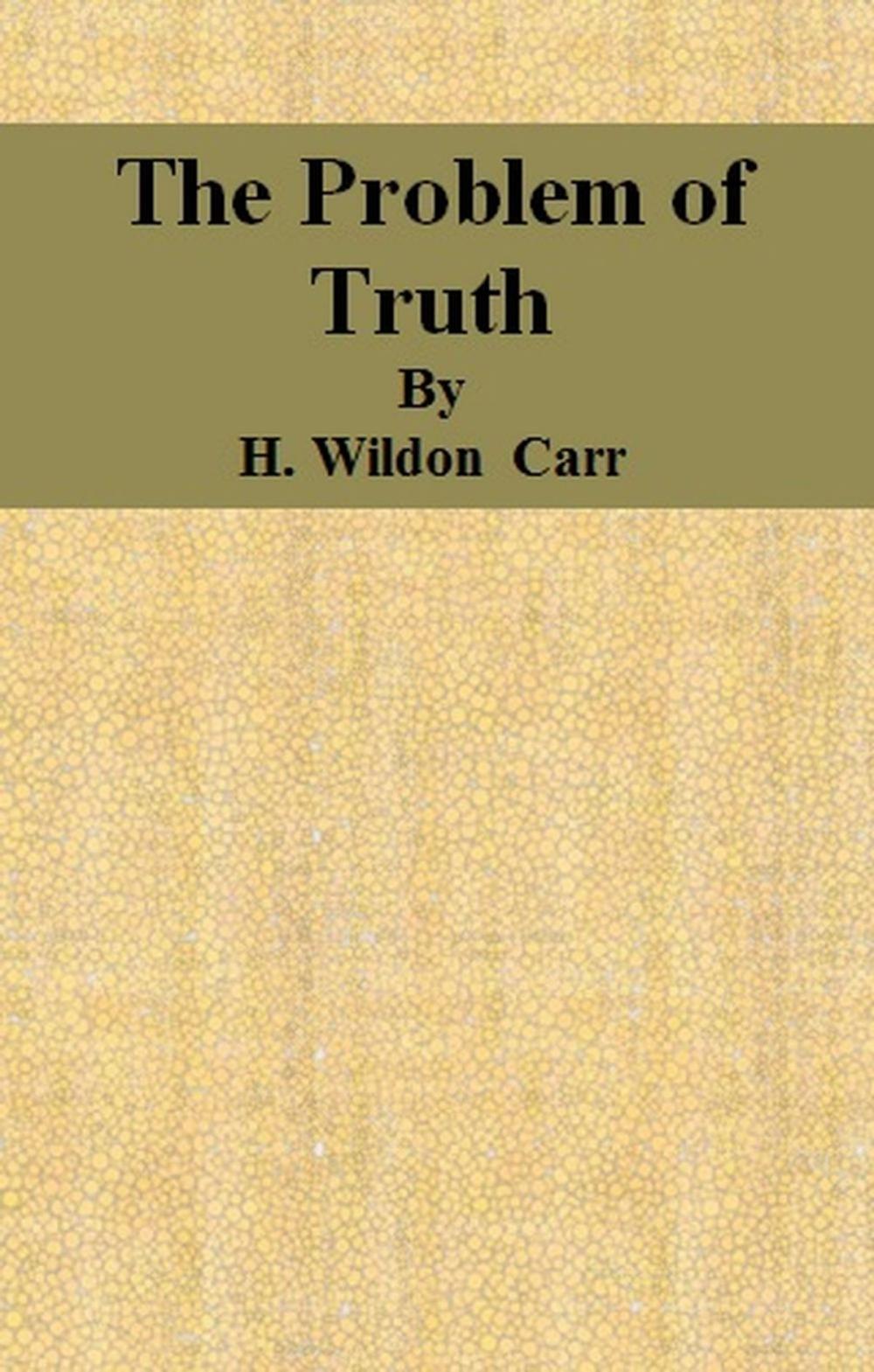 Big bigCover of The Problem of Truth