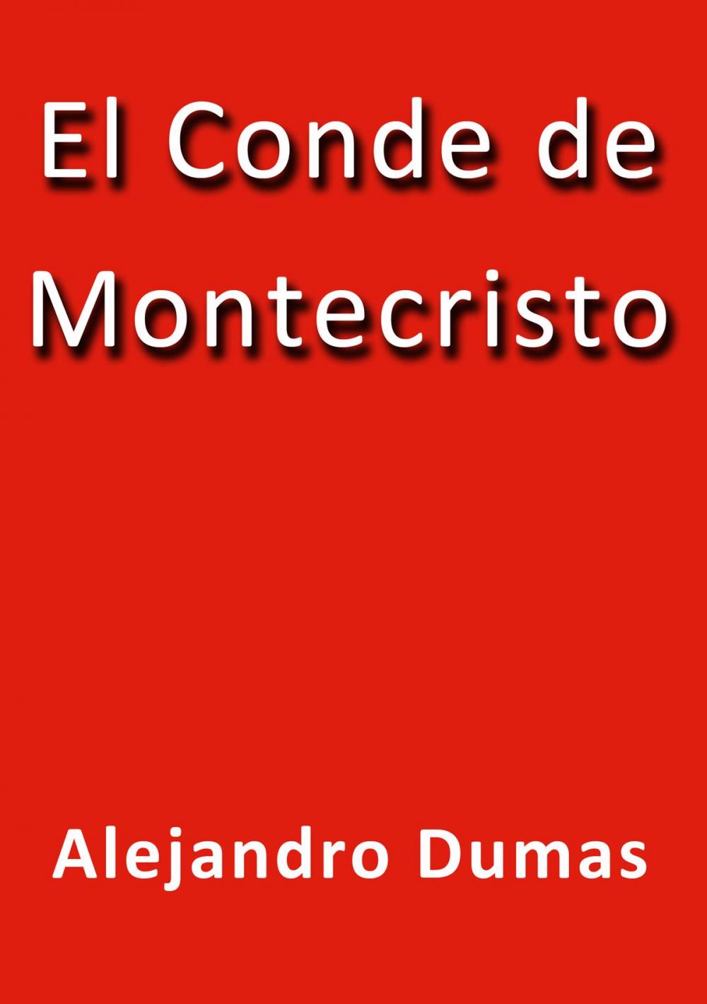 Big bigCover of El conde de montecristo