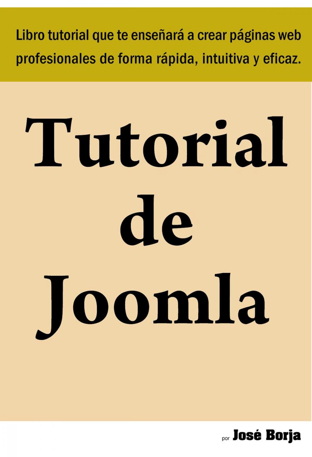 Big bigCover of Tutorial de Joomla