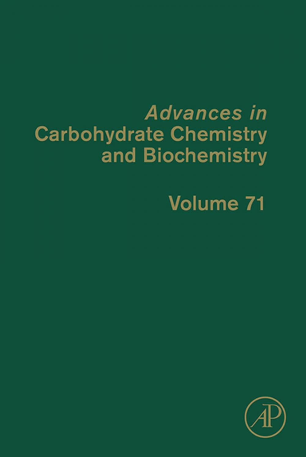 Big bigCover of Advances in Carbohydrate Chemistry and Biochemistry