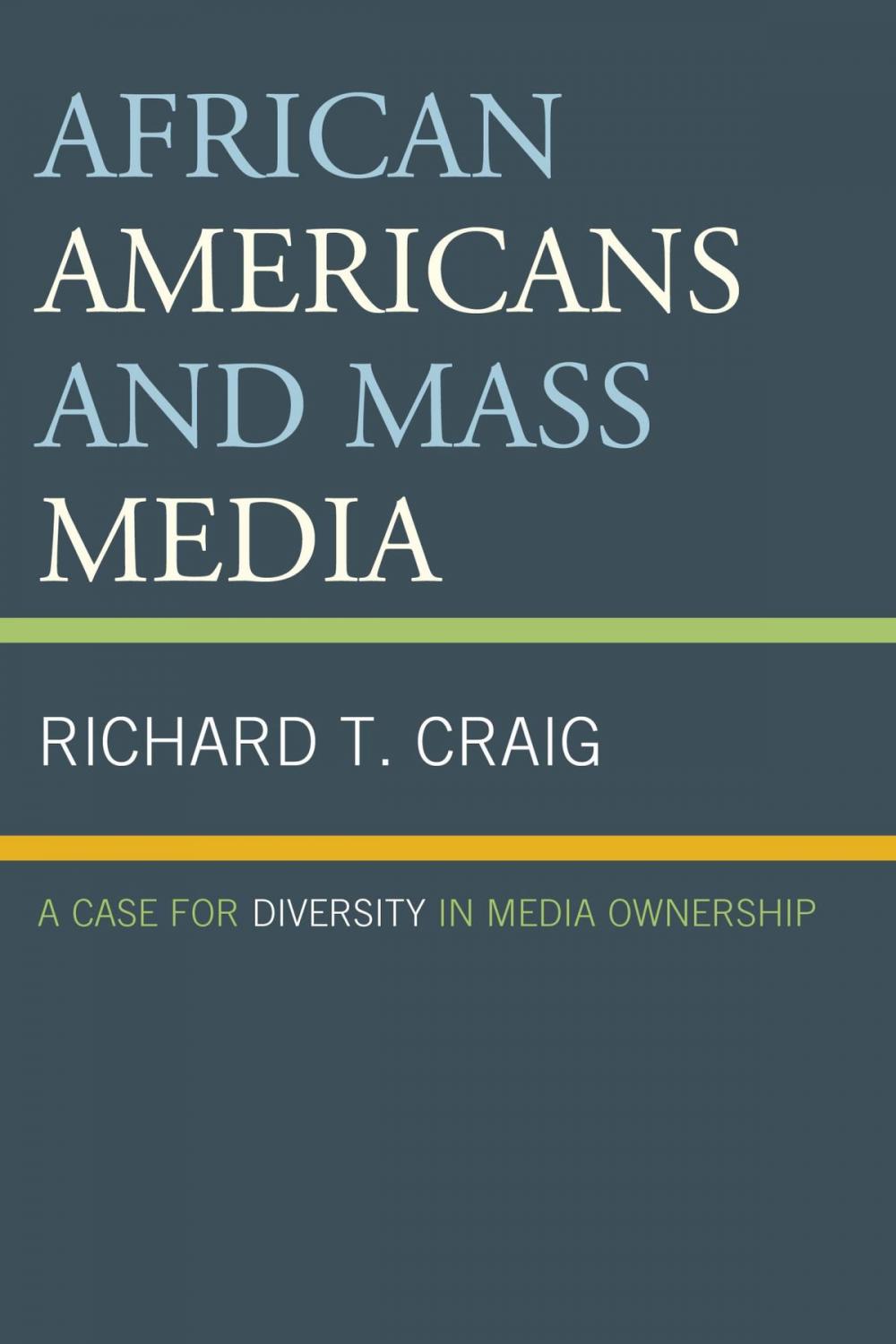 Big bigCover of African Americans and Mass Media