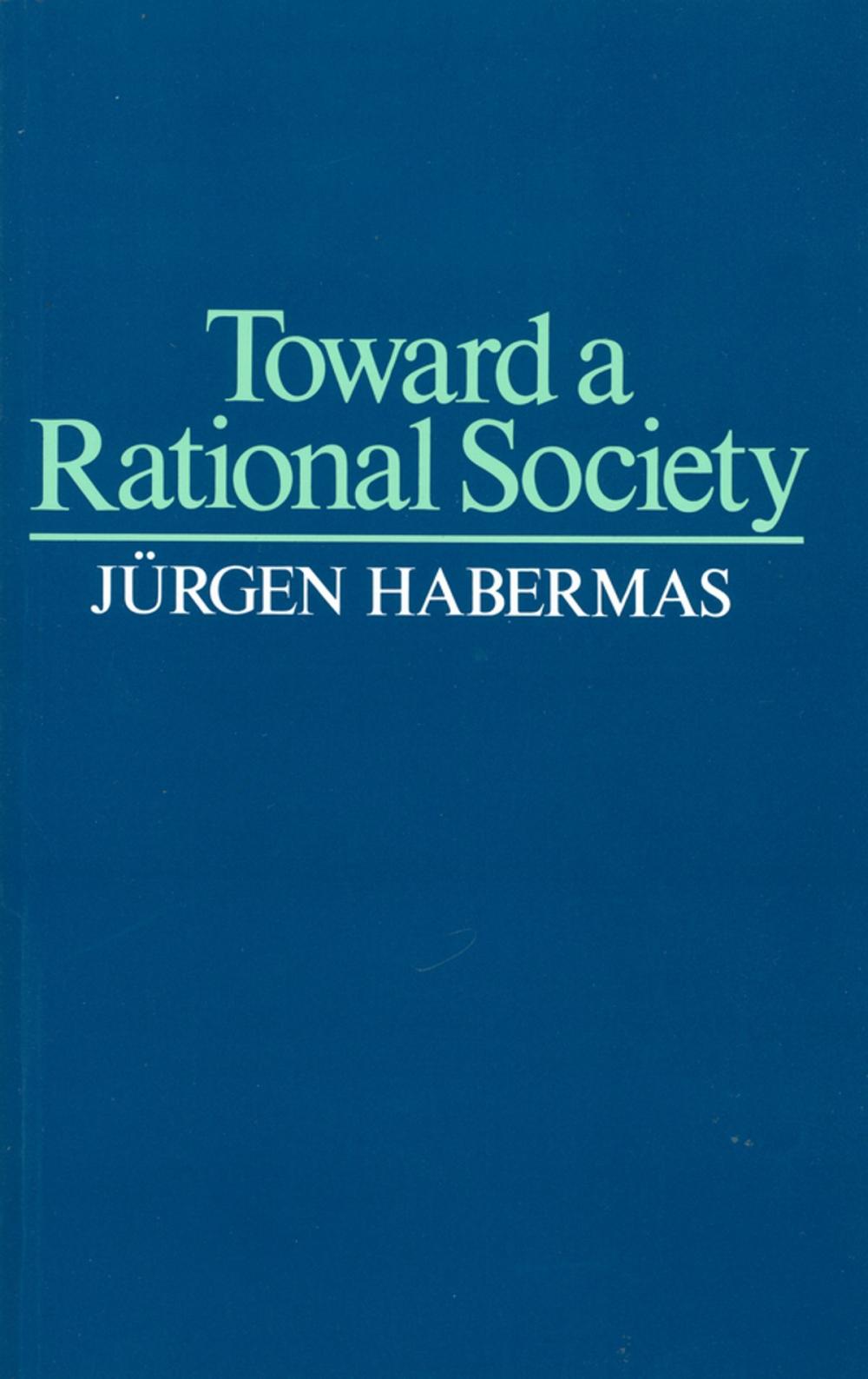 Big bigCover of Toward a Rational Society