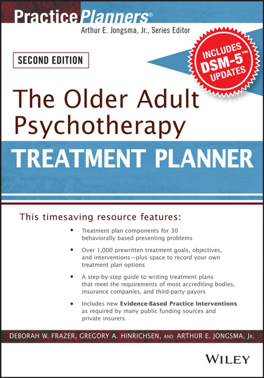 Big bigCover of The Older Adult Psychotherapy Treatment Planner, with DSM-5 Updates, 2nd Edition