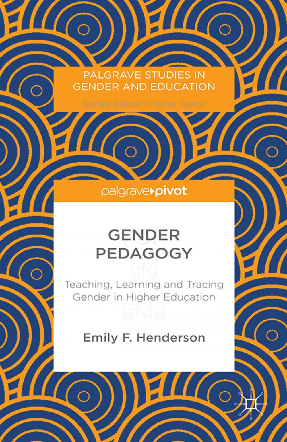 Big bigCover of Gender Pedagogy