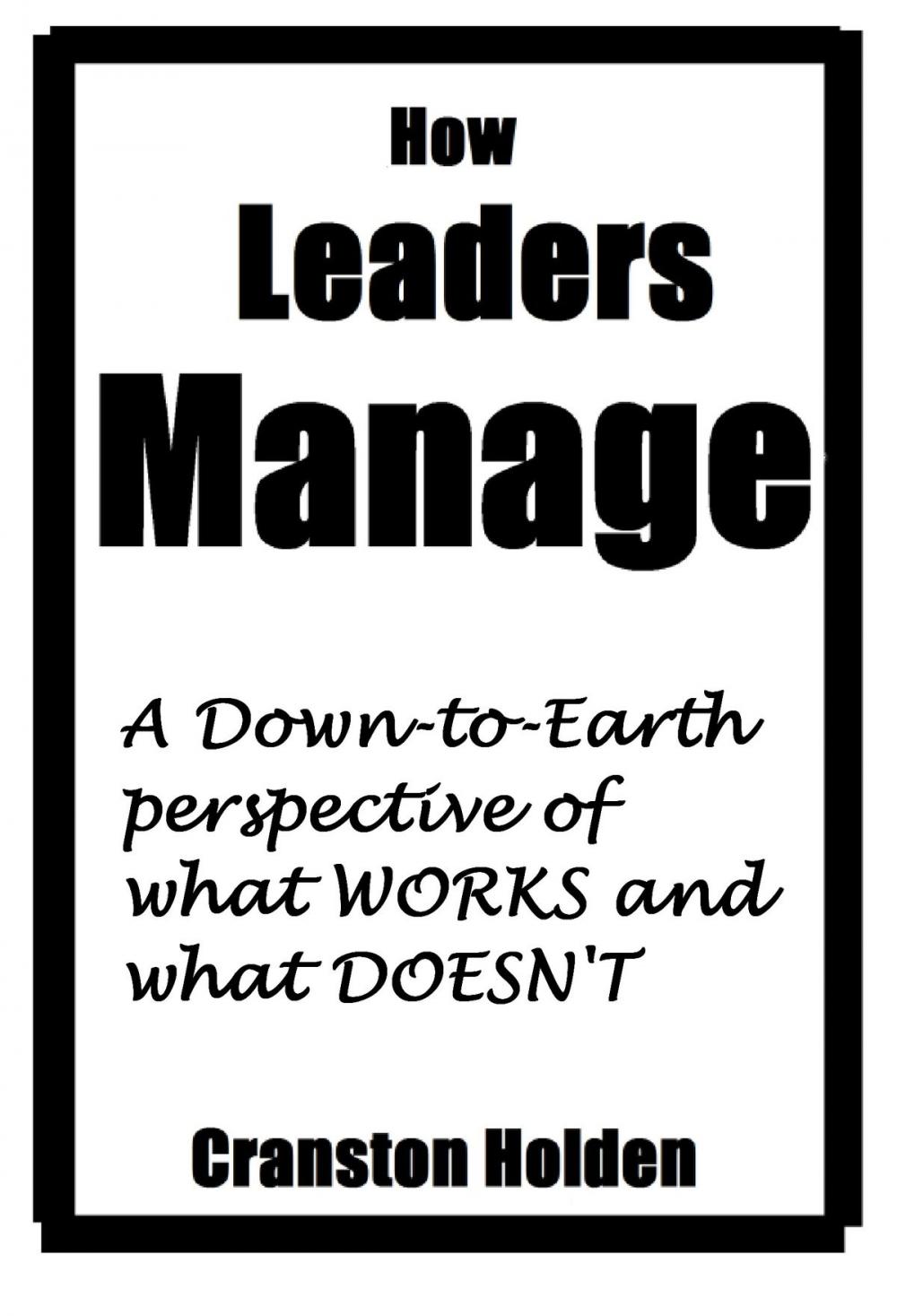 Big bigCover of How Leaders Manage