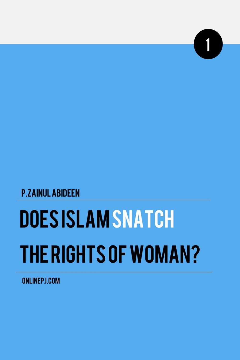 Big bigCover of Does Islam Snatch The Rights of Women?