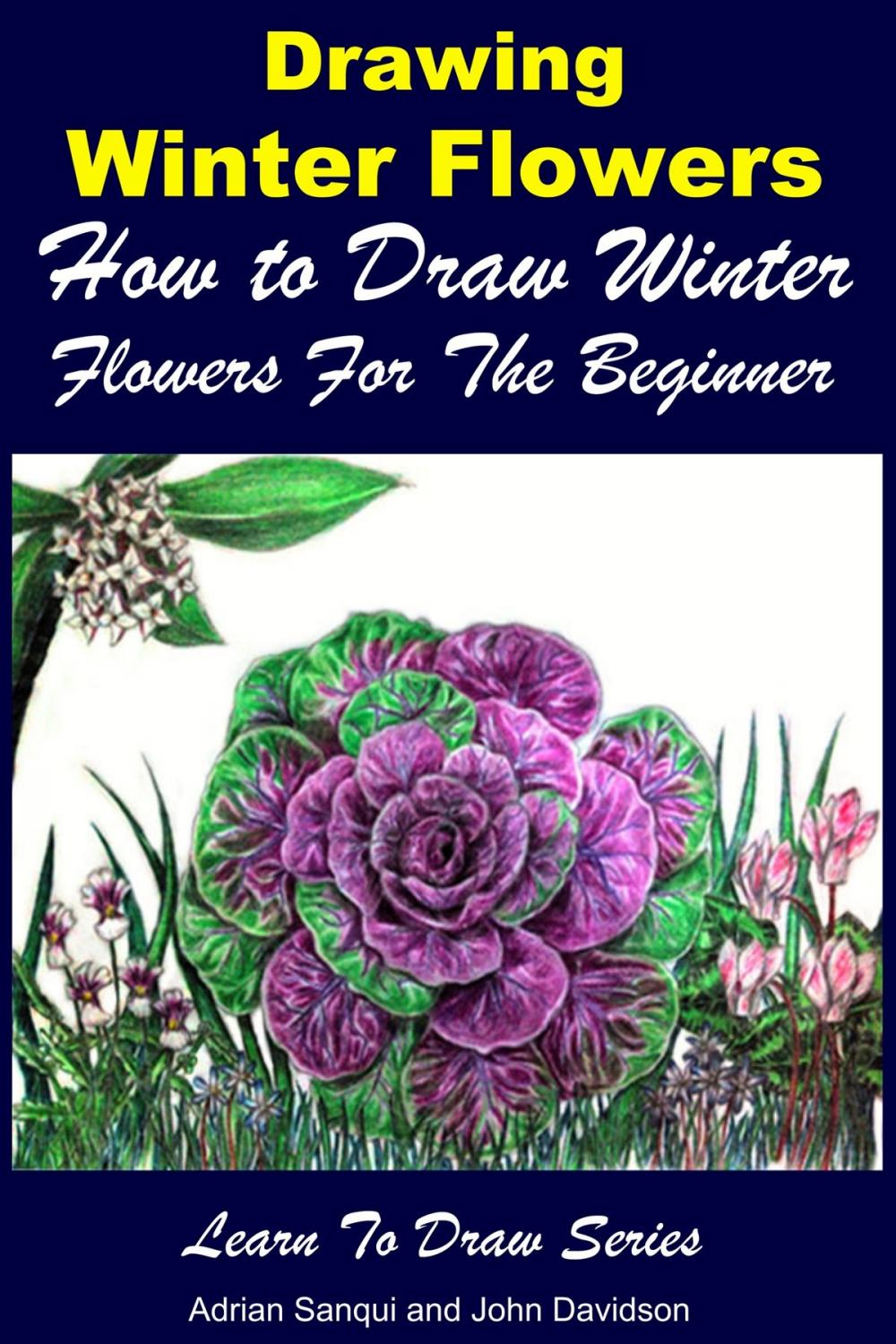 Big bigCover of Drawing Winter Flowers: How to Draw Winter Flowers For the Beginner