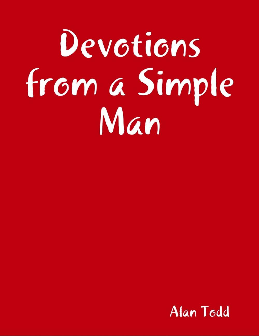 Big bigCover of Devotions from a Simple Man