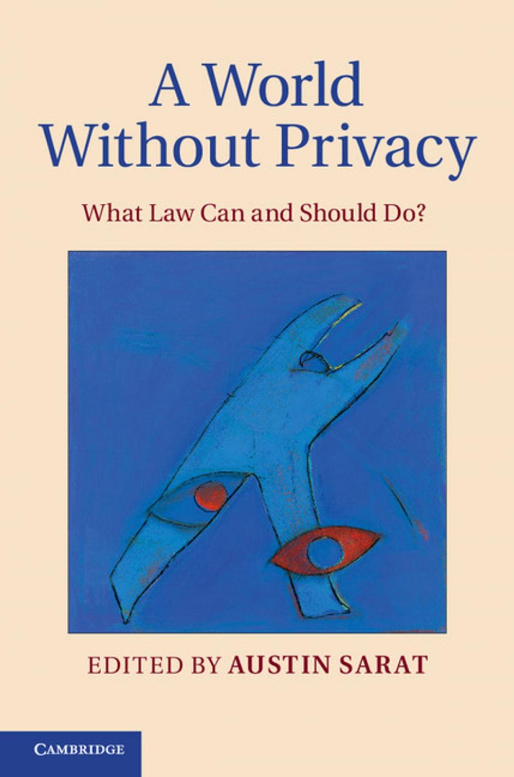 Big bigCover of A World without Privacy