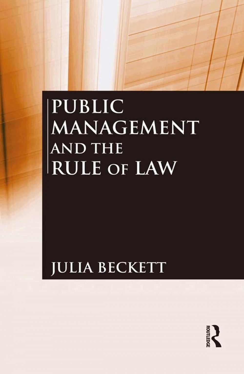 Big bigCover of Public Management and the Rule of Law