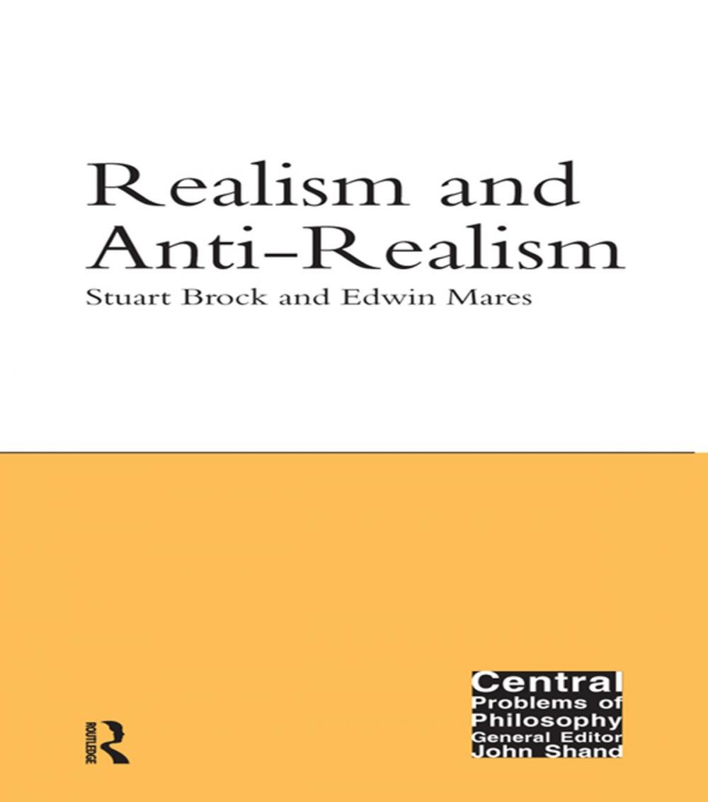 Big bigCover of Realism and Anti-Realism