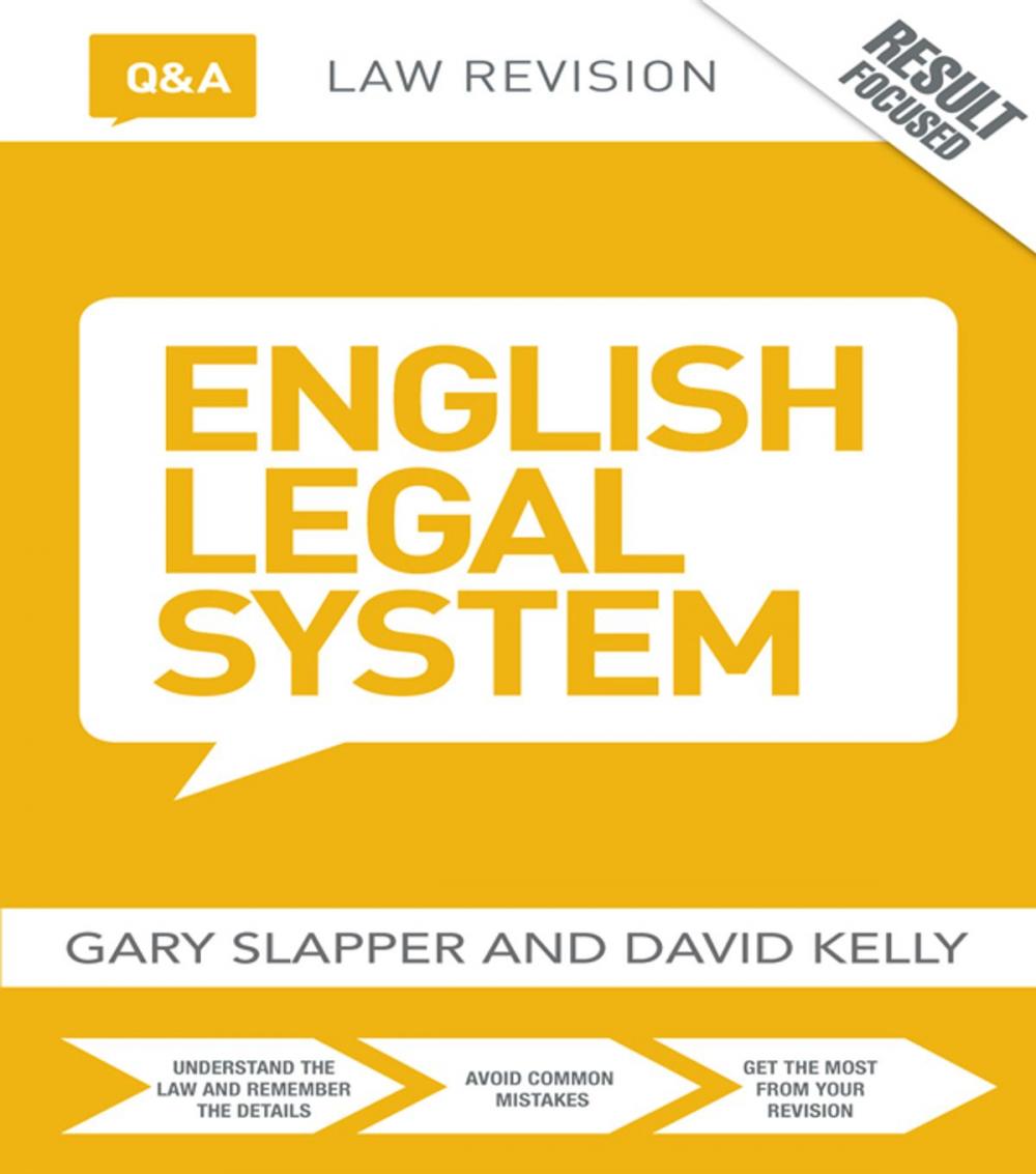 Big bigCover of Q&amp;A English Legal System