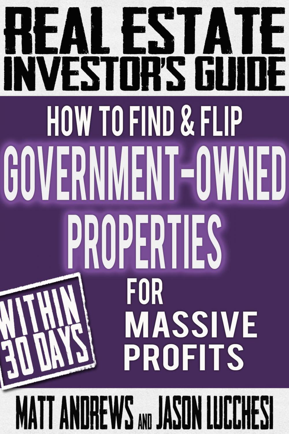 Big bigCover of Real Estate Investor's Guide: How to Find & Flip Government-Owned Properties for Massive Profits