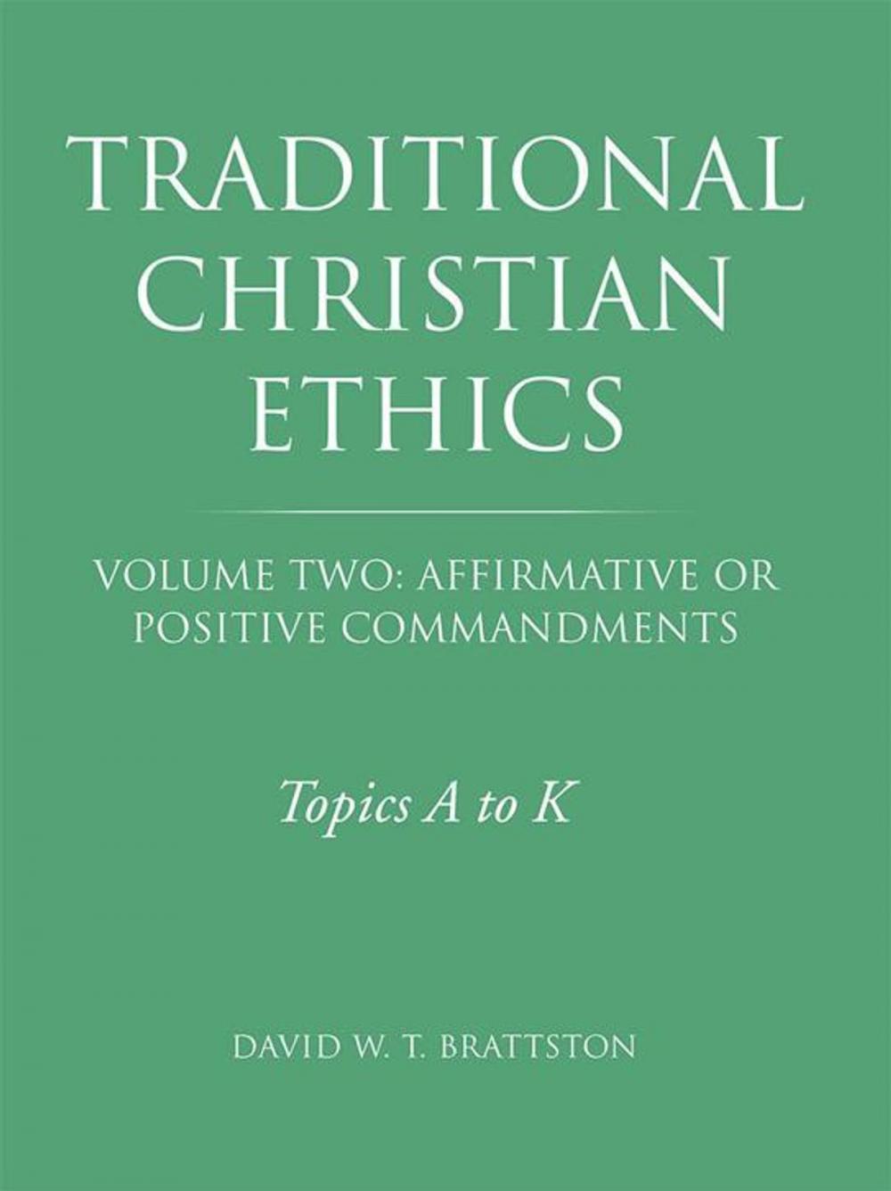 Big bigCover of Traditional Christian Ethics