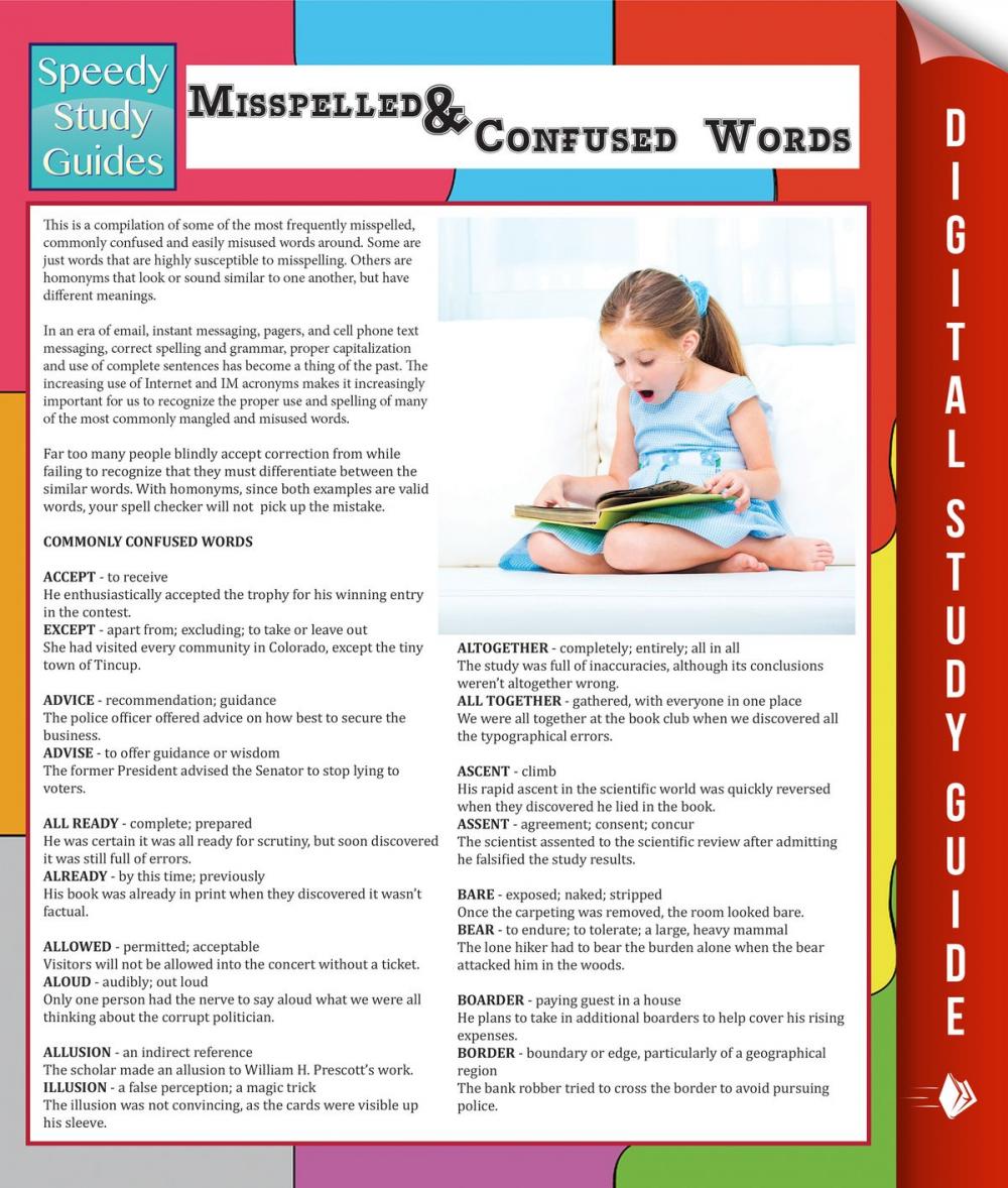 Big bigCover of Misspelled And Confused Words (Speedy Study Guide)