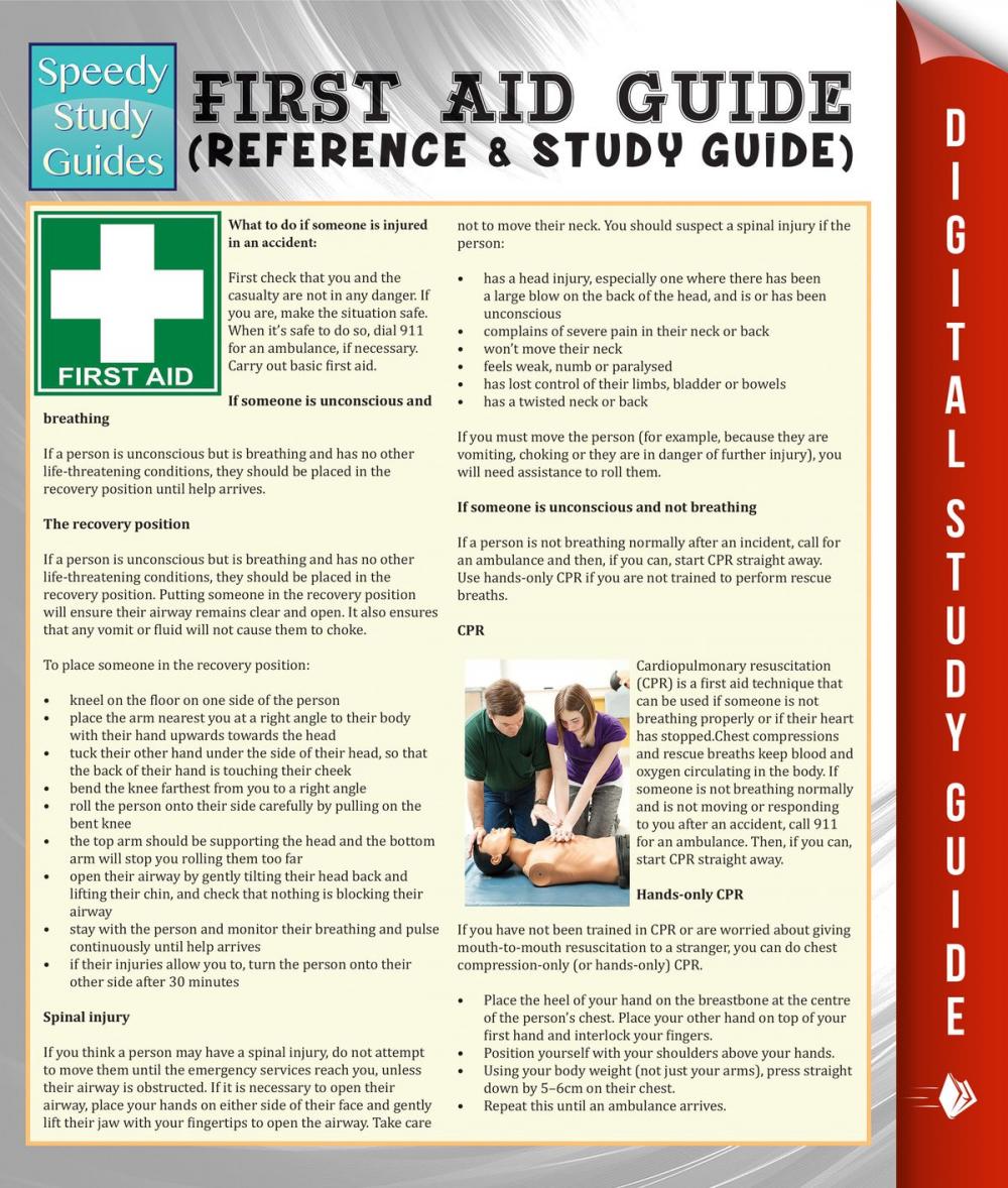 Big bigCover of First Aid Guide (Reference & Study Guide) (Speedy Study Guide)