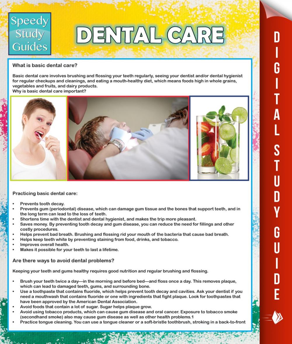 Big bigCover of Dental Care (Speedy Study Guide)