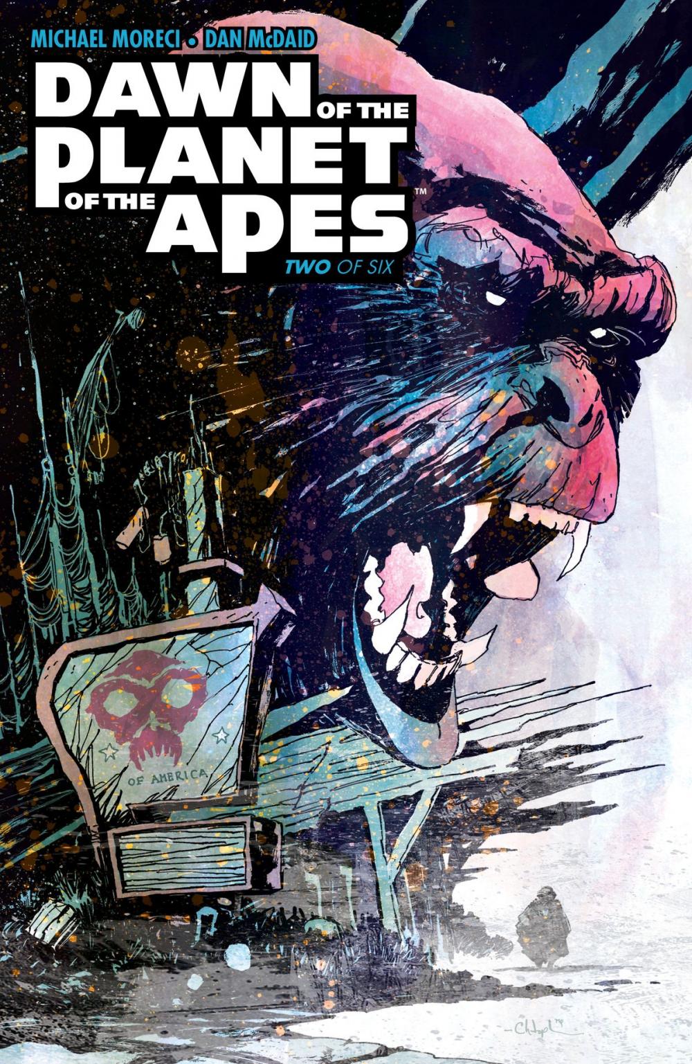 Big bigCover of Dawn of the Planet of the Apes #2