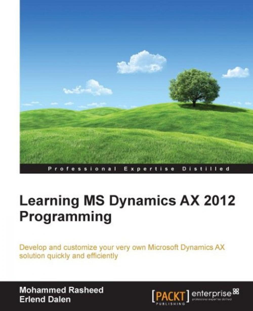 Big bigCover of Learning MS Dynamics AX 2012 Programming