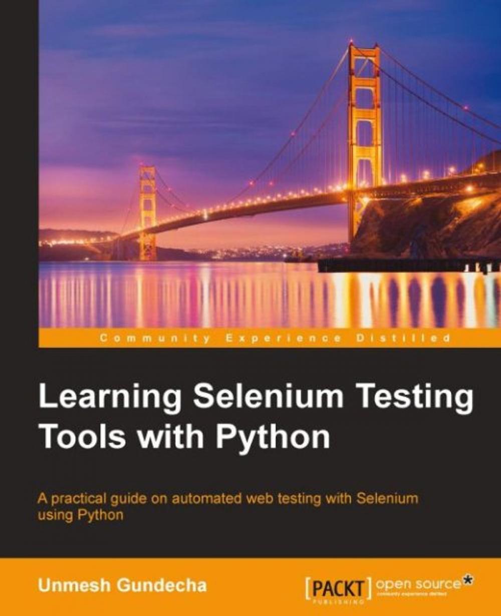 Big bigCover of Learning Selenium Testing Tools with Python