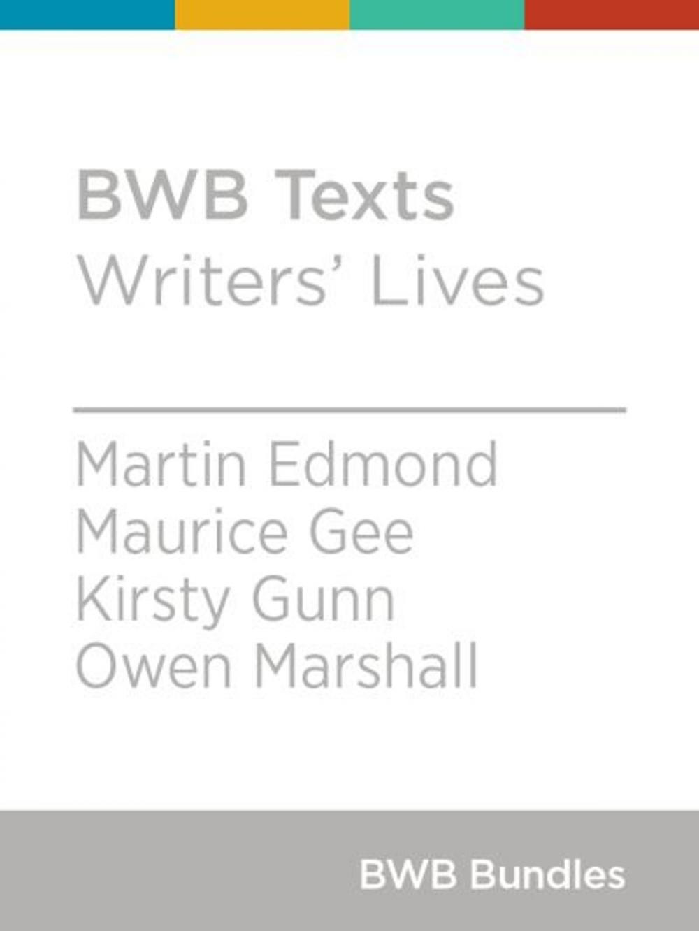 Big bigCover of BWB Texts: Writers' Lives