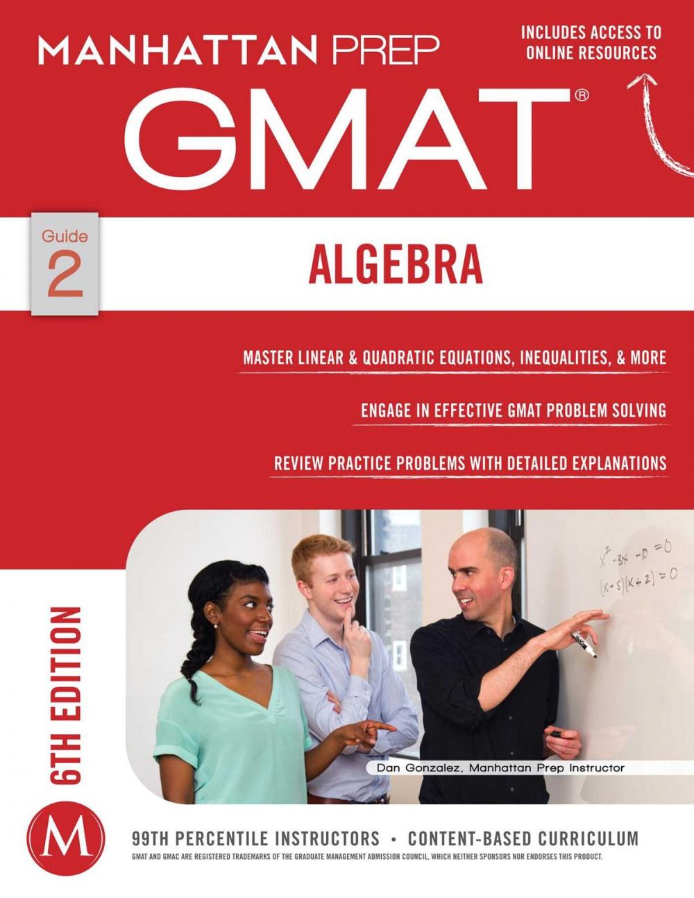 Big bigCover of GMAT Algebra Strategy Guide