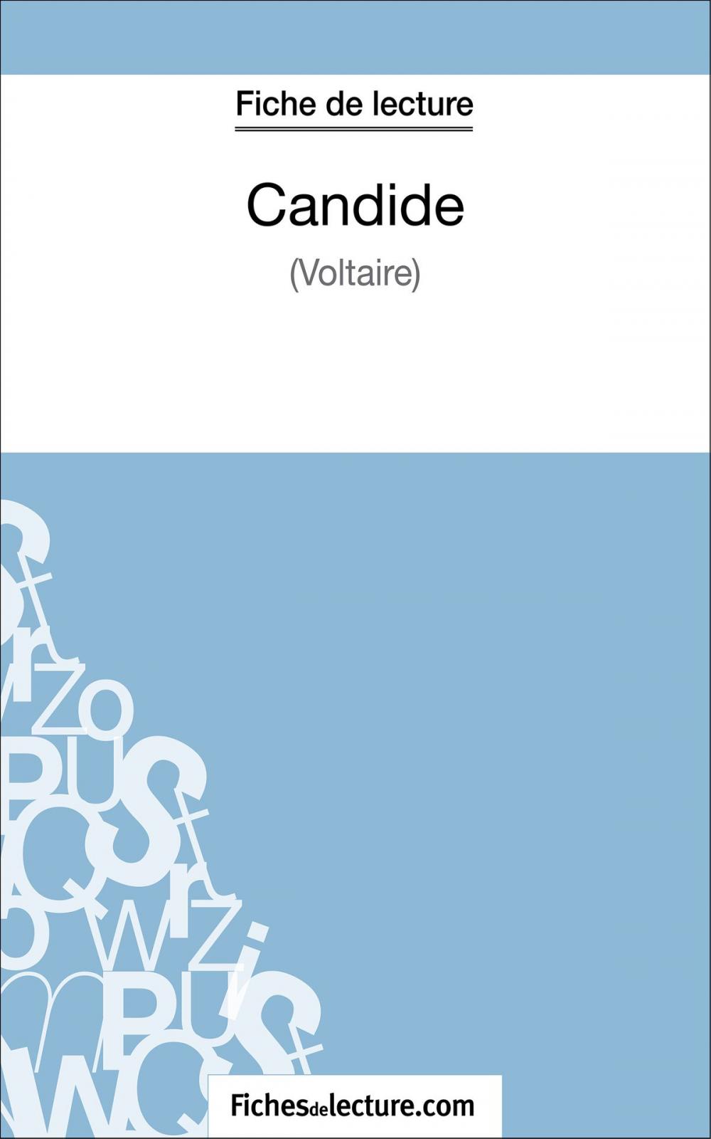 Big bigCover of Candide de Voltaire (Fiche de lecture)