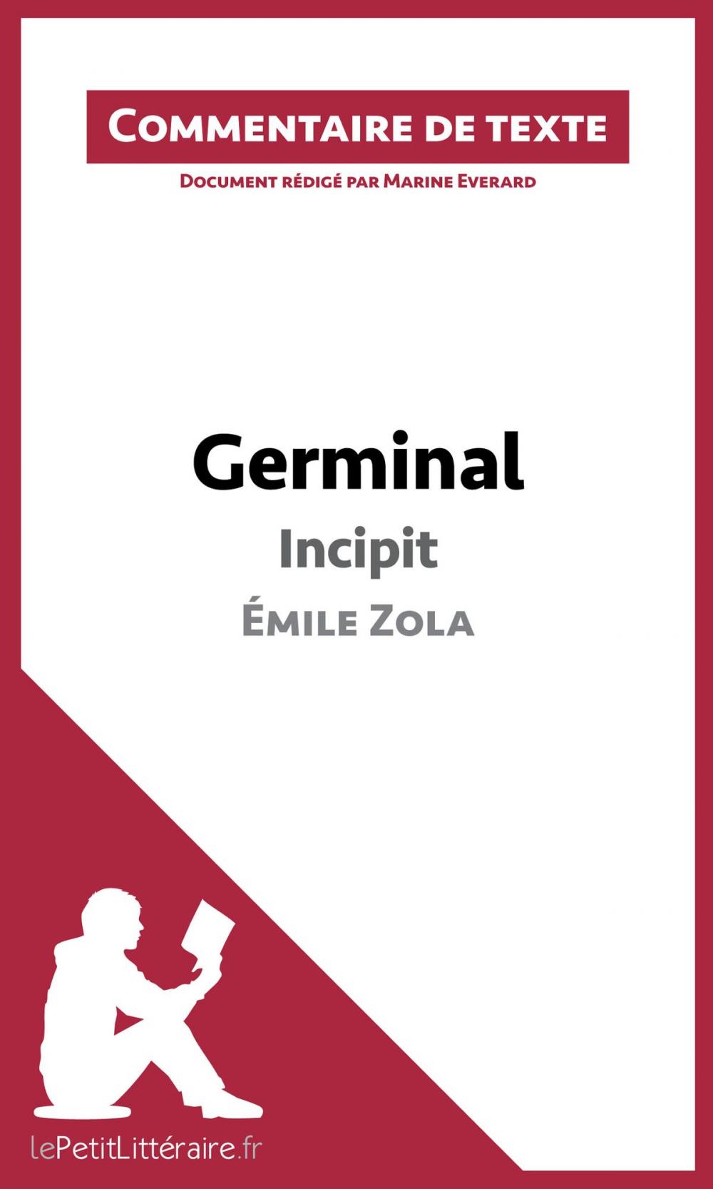 Big bigCover of Germinal de Zola - Incipit