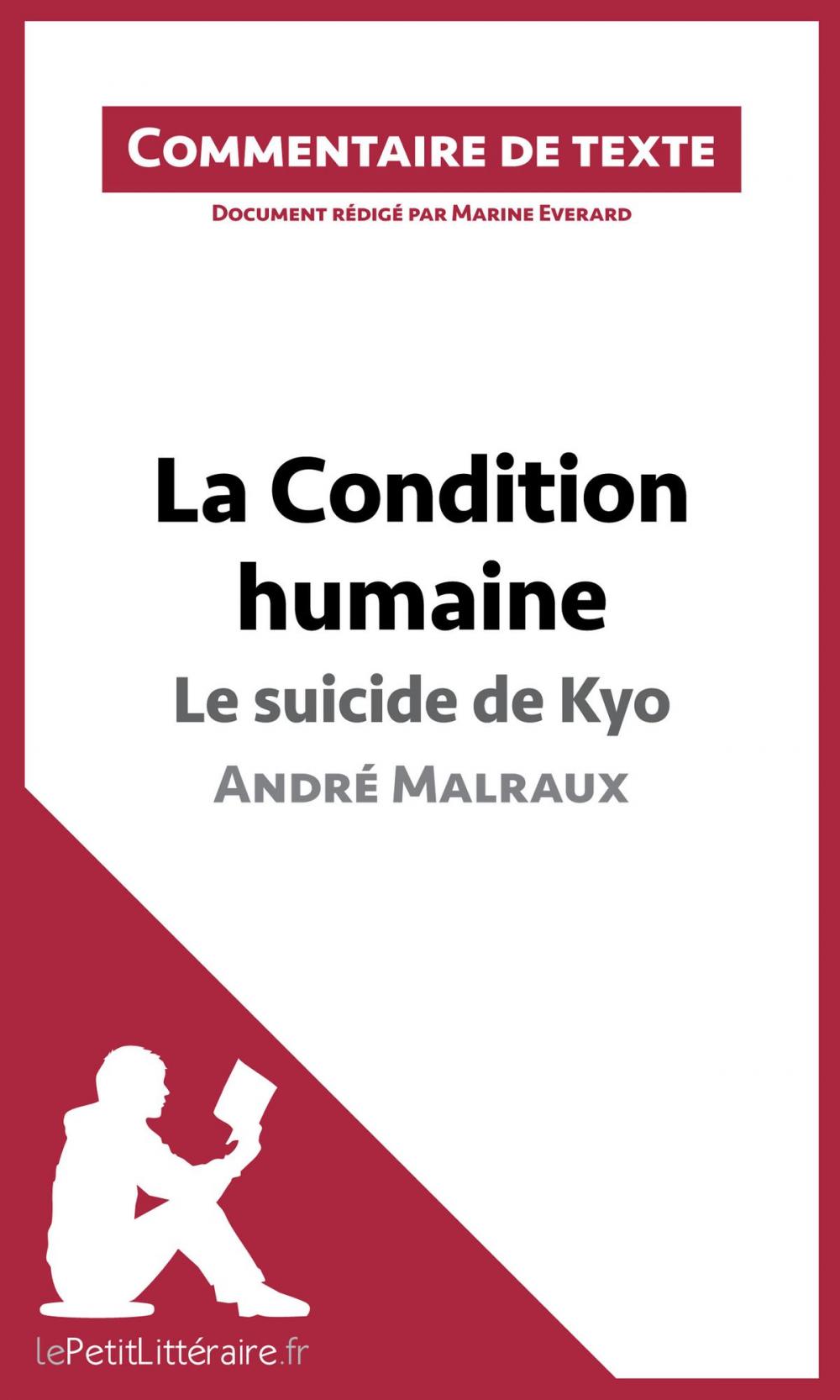 Big bigCover of La Condition humaine d'André Malraux - Le suicide de Kyo