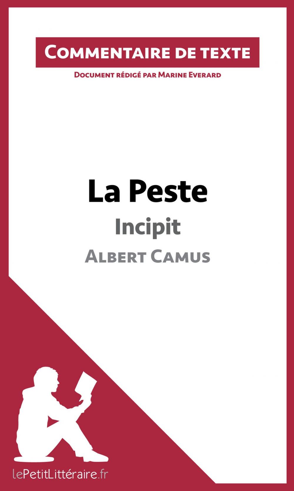 Big bigCover of La Peste de Camus - Incipit (Commentaire de texte)