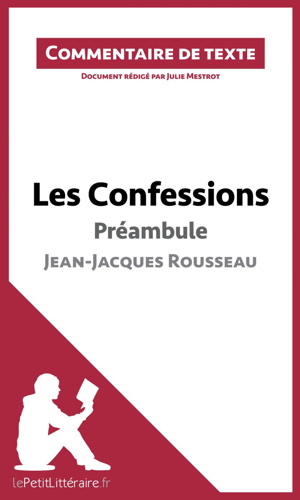 Big bigCover of Les Confessions de Rousseau - Préambule