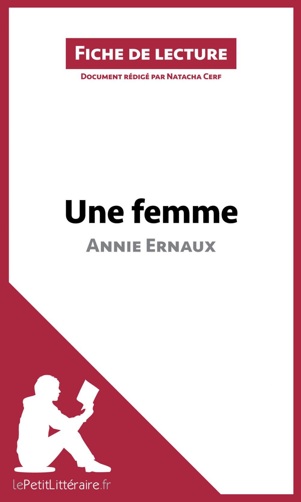 Big bigCover of Une femme d'Annie Ernaux (Fiche de lecture)