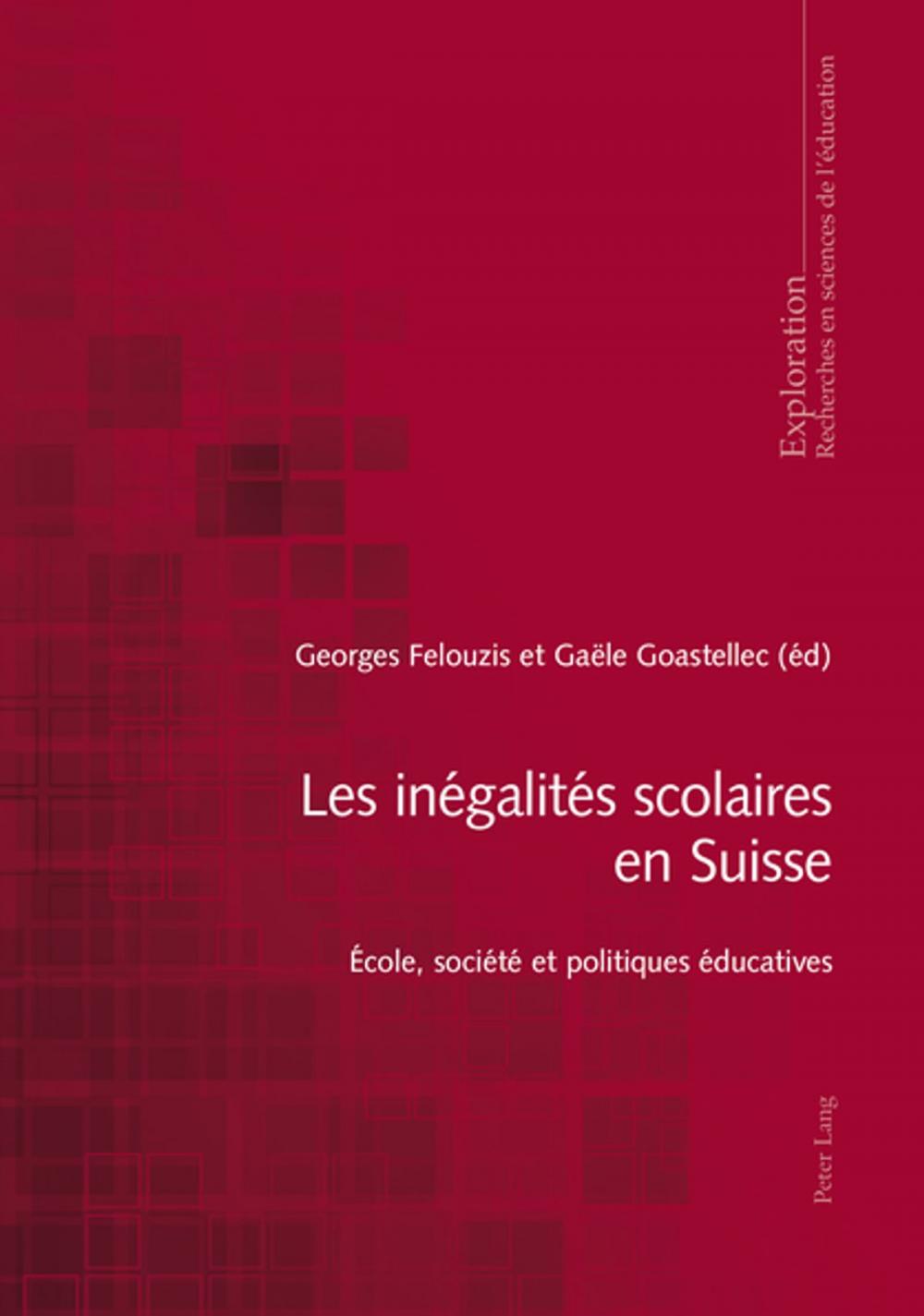 Big bigCover of Les inégalités scolaires en Suisse