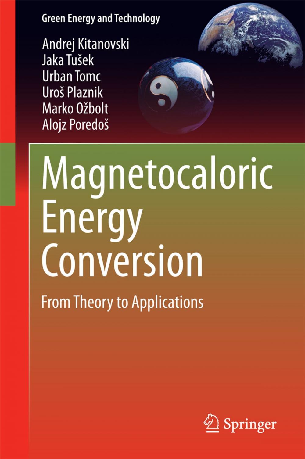 Big bigCover of Magnetocaloric Energy Conversion