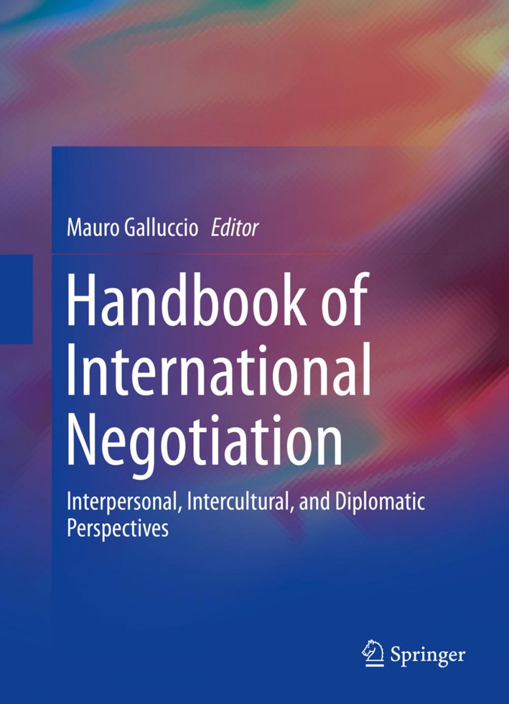 Big bigCover of Handbook of International Negotiation