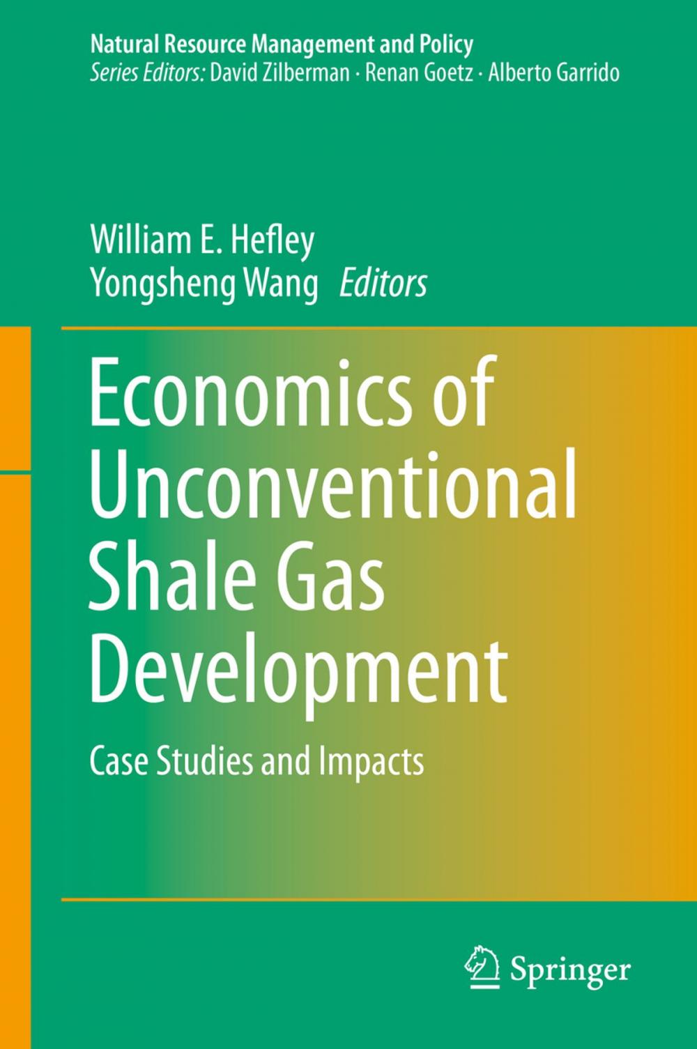 Big bigCover of Economics of Unconventional Shale Gas Development