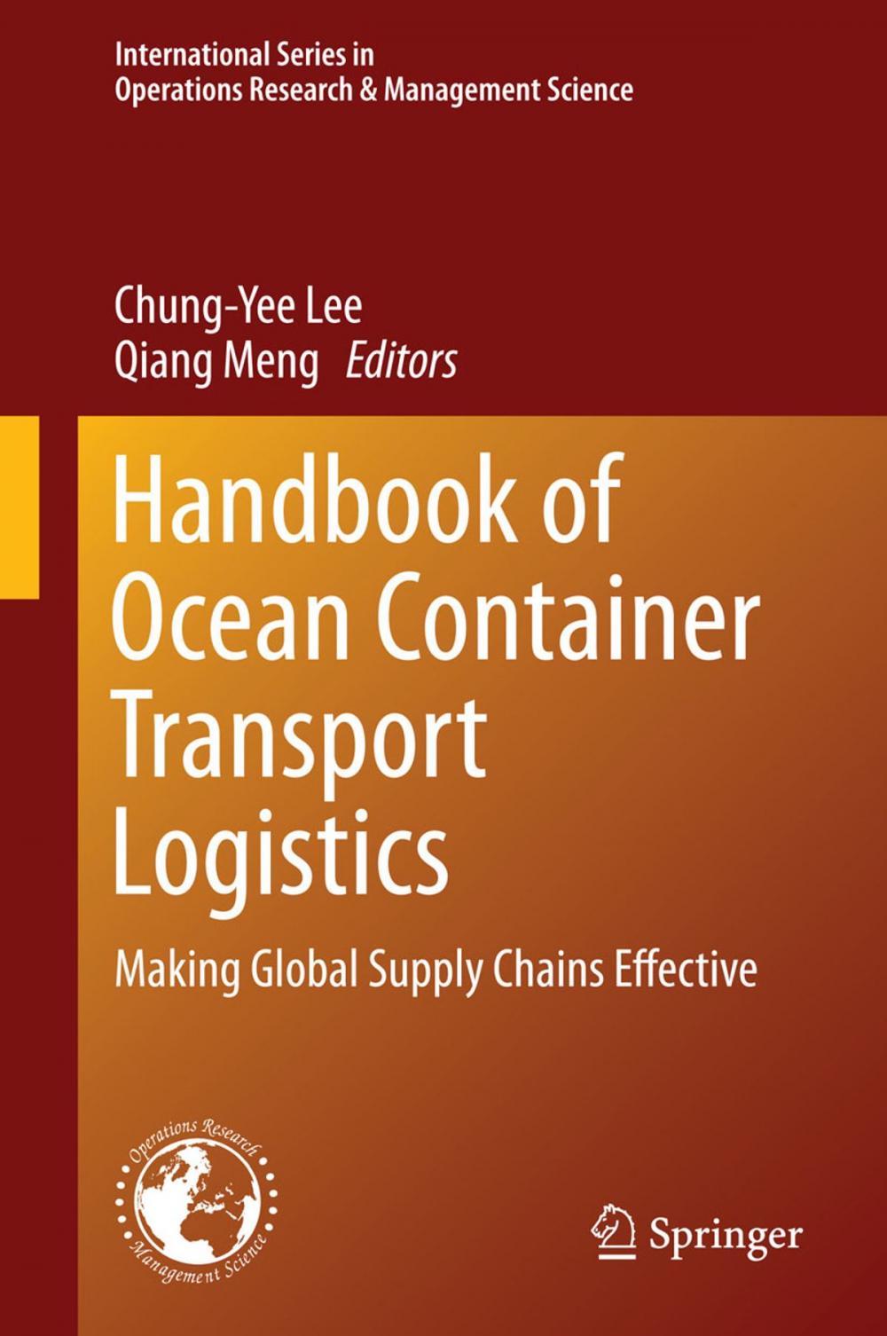 Big bigCover of Handbook of Ocean Container Transport Logistics