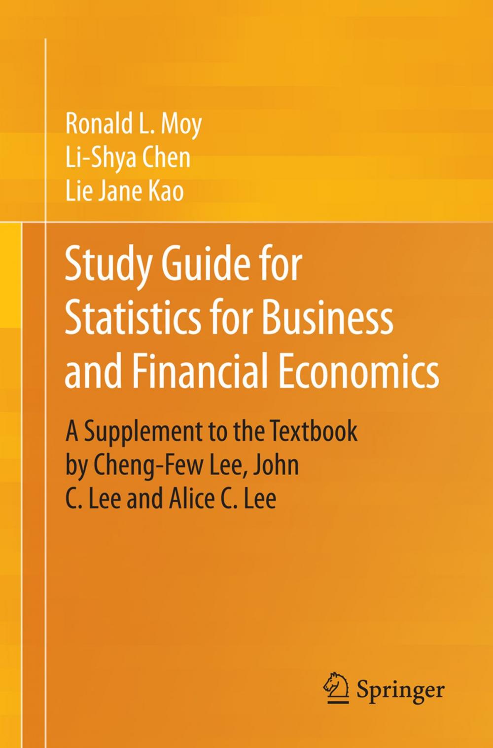 Big bigCover of Study Guide for Statistics for Business and Financial Economics