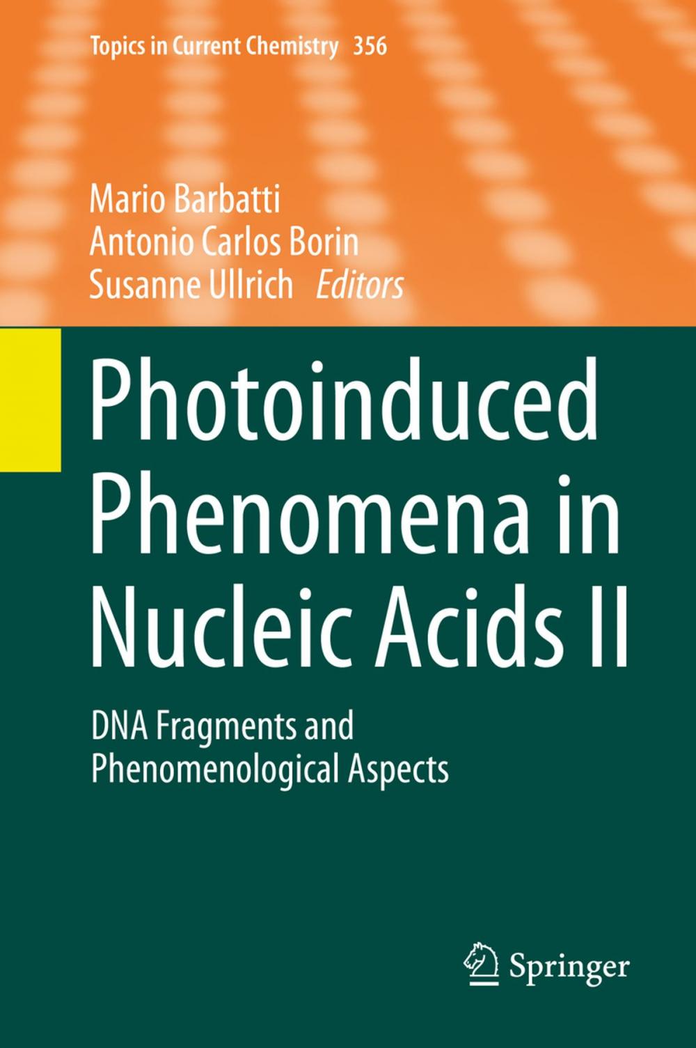 Big bigCover of Photoinduced Phenomena in Nucleic Acids II