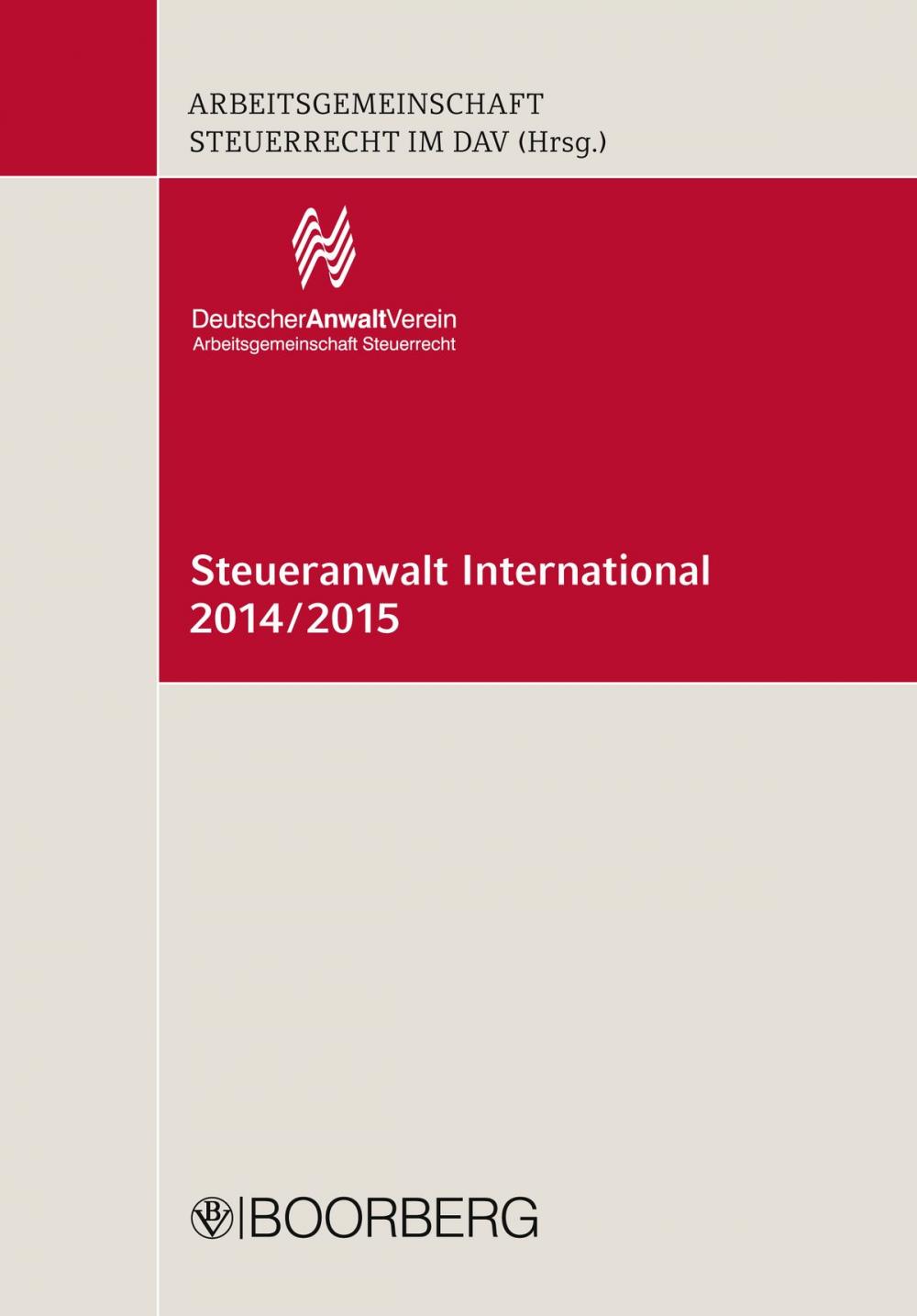 Big bigCover of Steueranwalt International 2014/2015